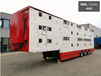 Semi-remorque bétaillère Pezzaioli SBA31U / Wassertank / Liftachse / 2 Stock: photos 1