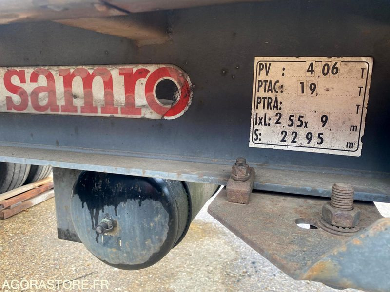 Semi-remorque REMORQUE SAMRO PORTE CAISSON