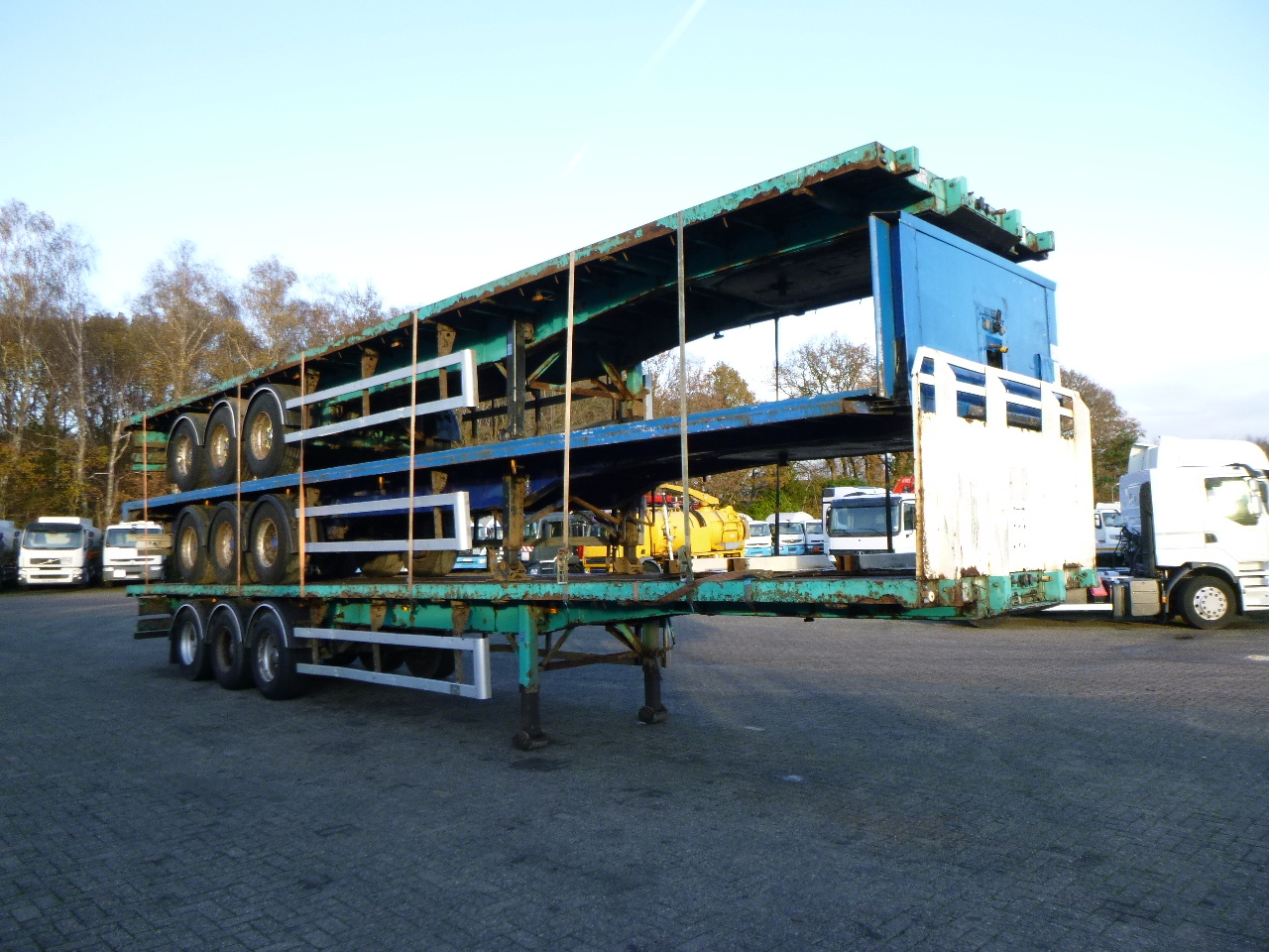 Semi-remorque plateau SDC Stack - 3 x platform trailer 13.6 m / 39 t: photos 2