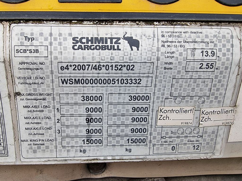 Semi-remorque fourgon Schmitz Cargobull SCB*S3B25509A00: photos 19