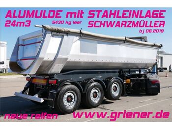 Semi-remorque benne Schwarzmüller K serie /ALUMULDE + stahleinlage 24m³ 5430 kg: photos 1