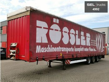Semi-remorque bâche Krone SD / Mega / Hubdach / EDSCHA