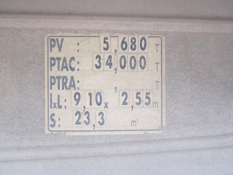 Semi-remorque benne Benalu