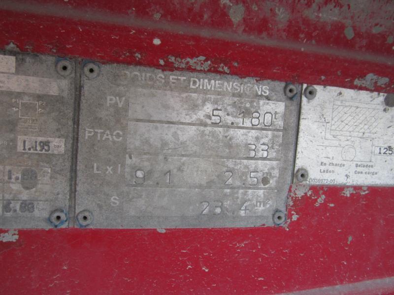 Semi-remorque benne Benalu