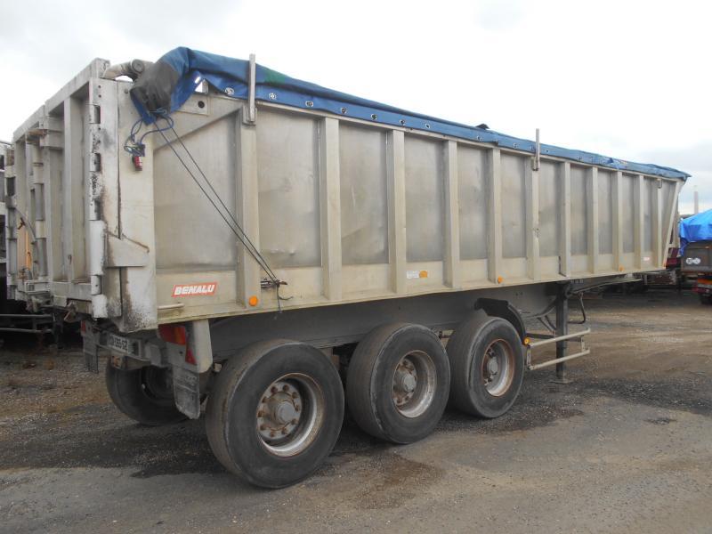 Semi-remorque benne Benalu