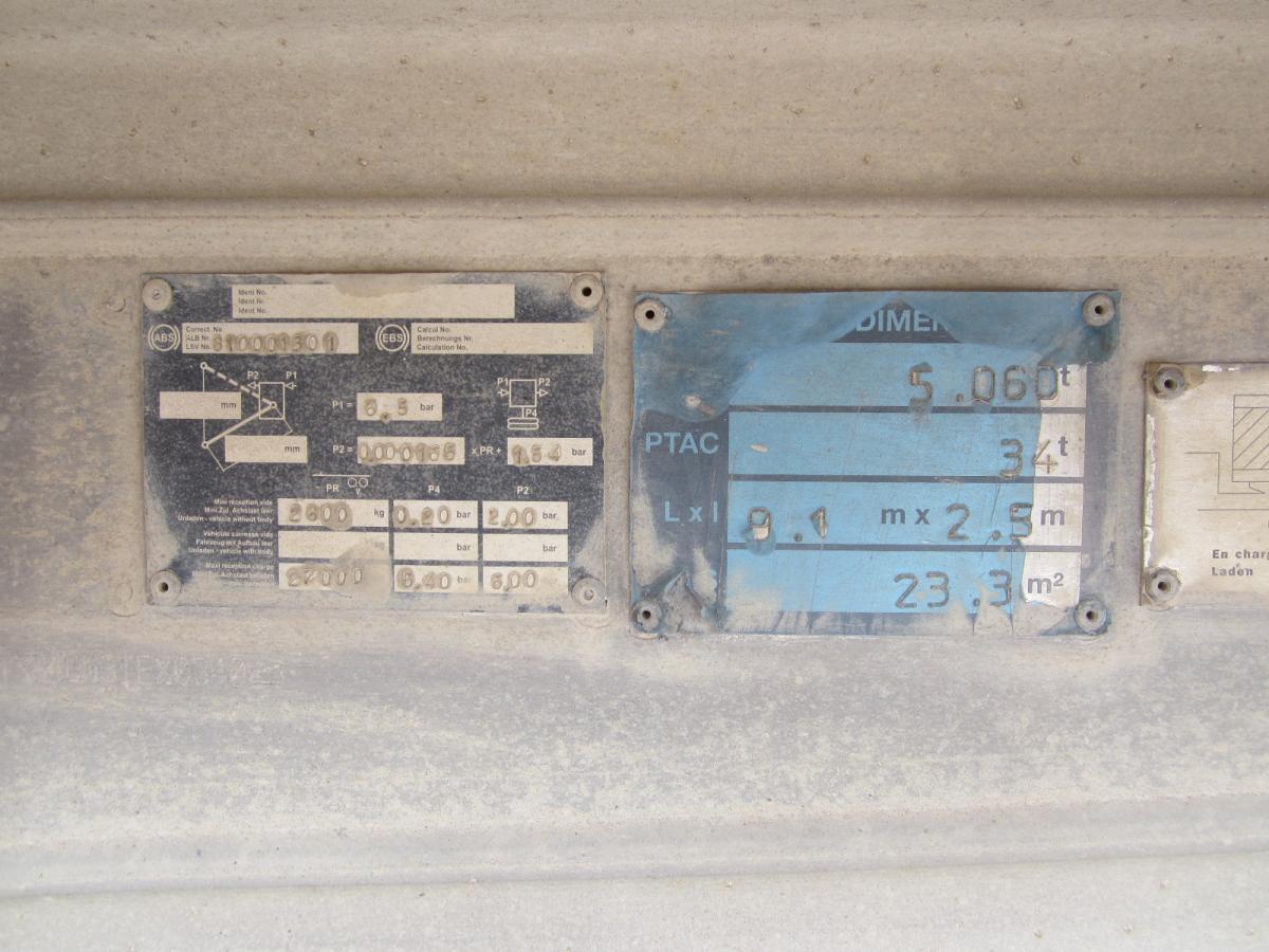 Semi-remorque benne Benalu