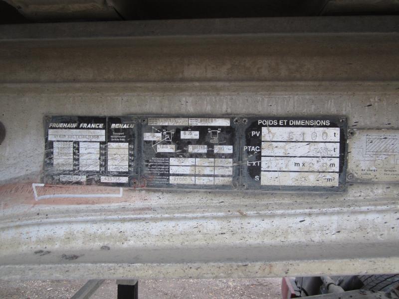 Semi-remorque benne Benalu