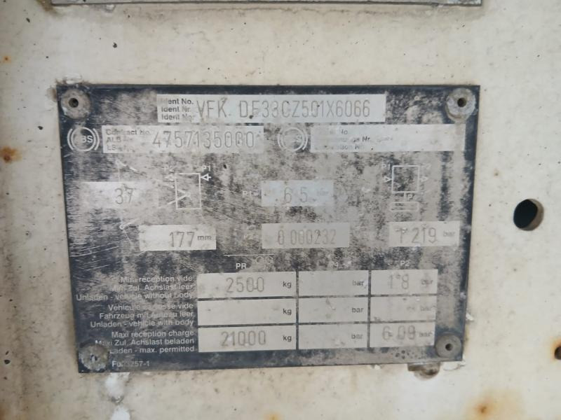 Semi-remorque benne Fruehauf