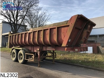 Semi-remorque benne Fruehauf kipper Steel suspension