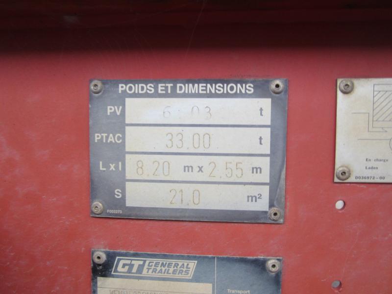 Semi-remorque benne General Trailers