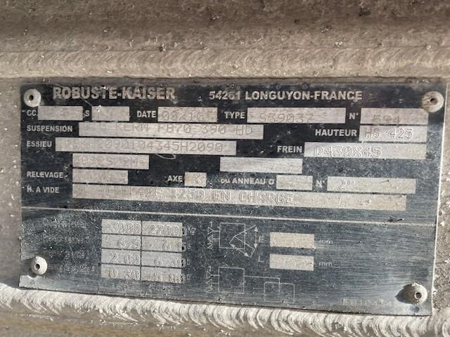 Semi-remorque benne Kaiser