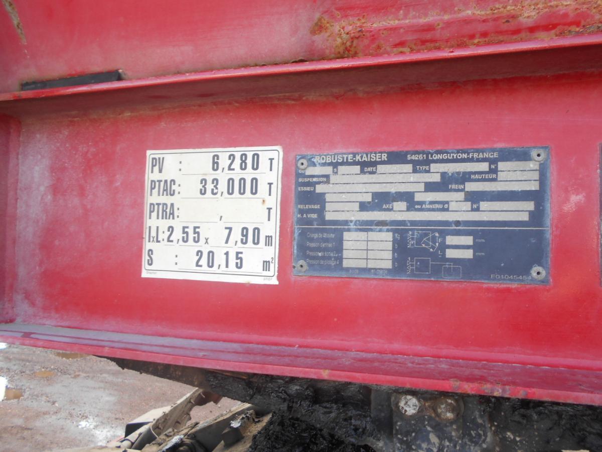 Semi-remorque benne Kaiser