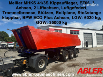 Meiller MHKS 41/3S Kippauflieger - Semi-remorque benne