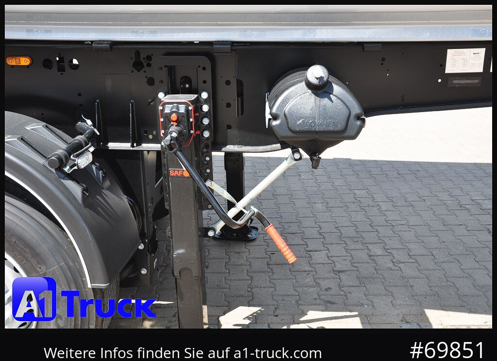 Semi-remorque benne REISCH Mega 28m³ Lift Stahl SAF Hardox