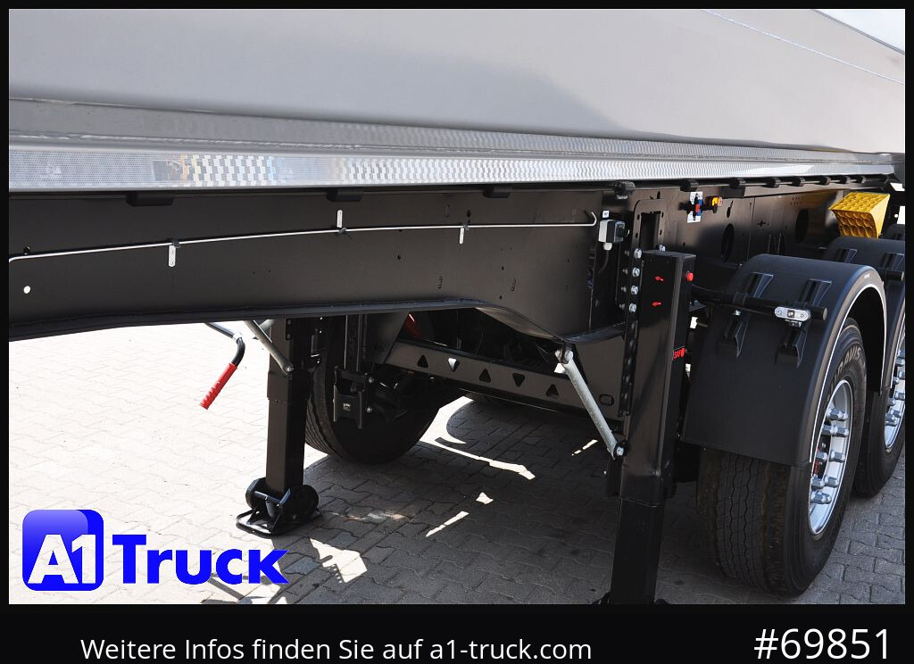Semi-remorque benne REISCH Mega 28m³ Lift Stahl SAF Hardox