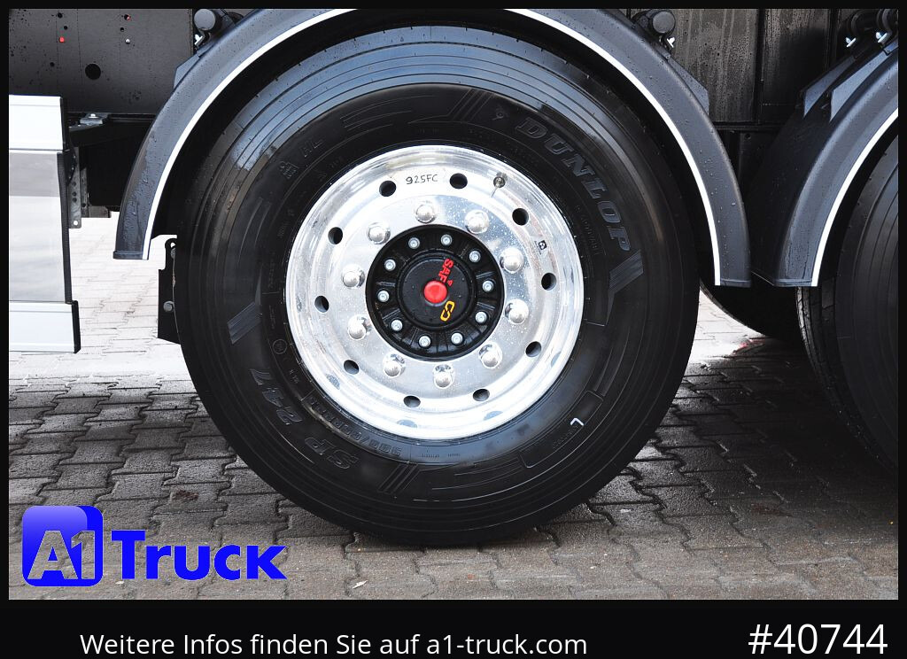 Semi-remorque benne REISCH RHKS, Alu  50m³, NEU Kombitüren, Lift Alu, LED