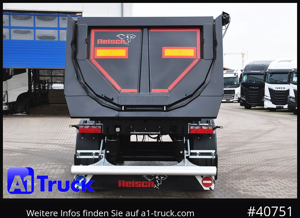 Semi-remorque benne REISCH Steelpipe-R 24m³ NEU Stahl Lift SAF Hardox