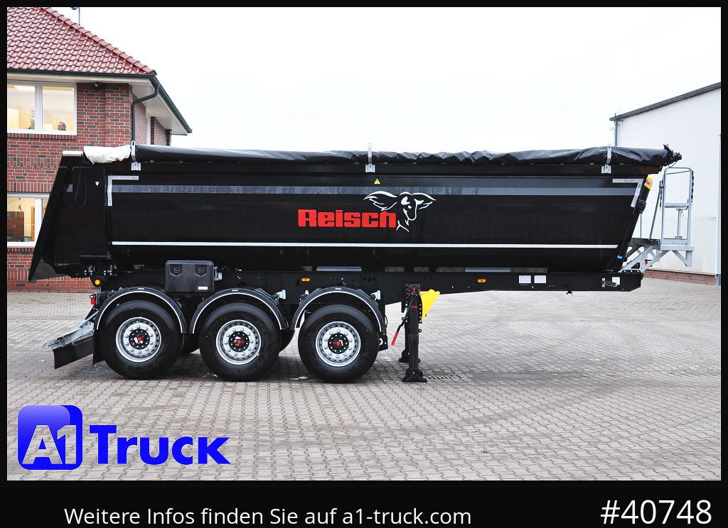 Semi-remorque benne REISCH Steelpipe-R 24m³ NEU Stahl Lift SAF Hardox