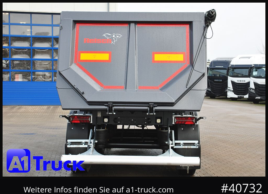 Semi-remorque benne REISCH Steelpipe-R 25m³ NEU Stahl Lift SAF Hardox