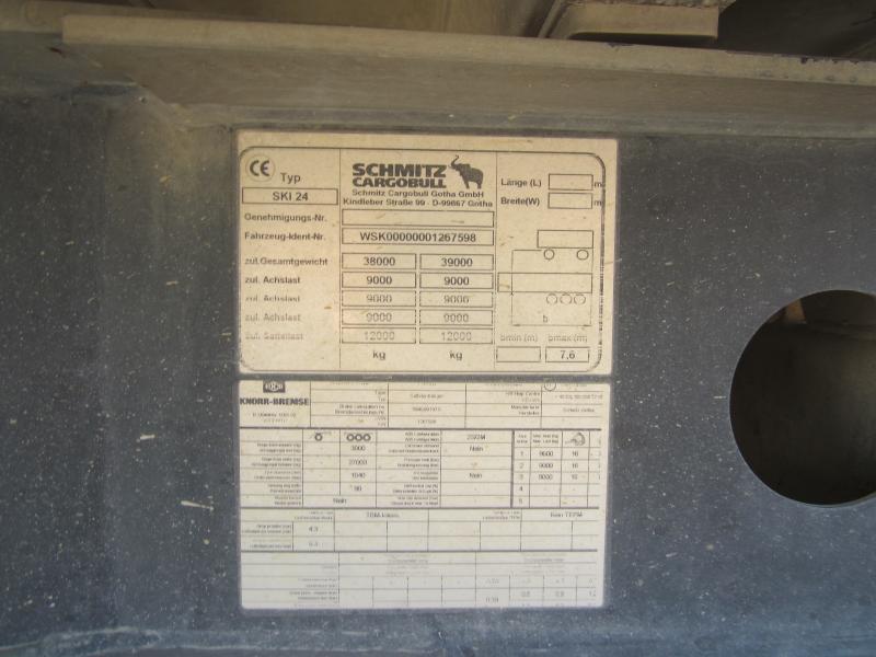 Semi-remorque benne Schmitz Cargobull