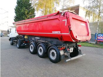 Semi-remorque benne Schmitz Cargobull SGF S3 26 m³, CRAMARO el.Verdeck, Lift, Stahl