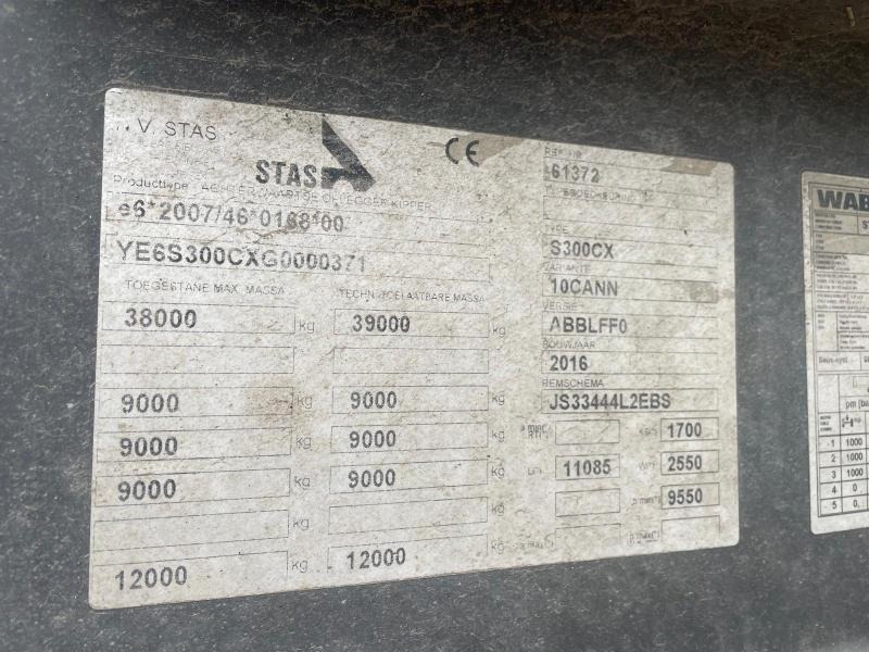 Semi-remorque benne Stas