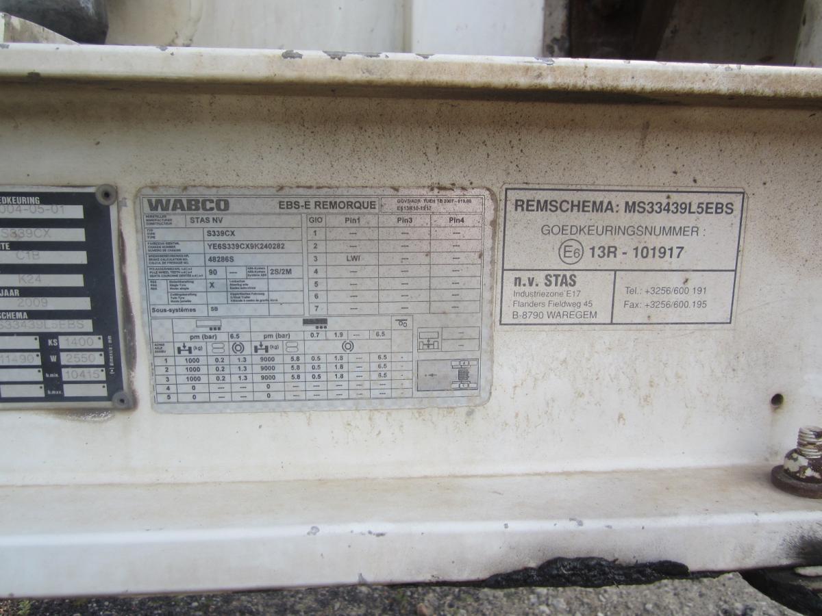 Semi-remorque benne Stas