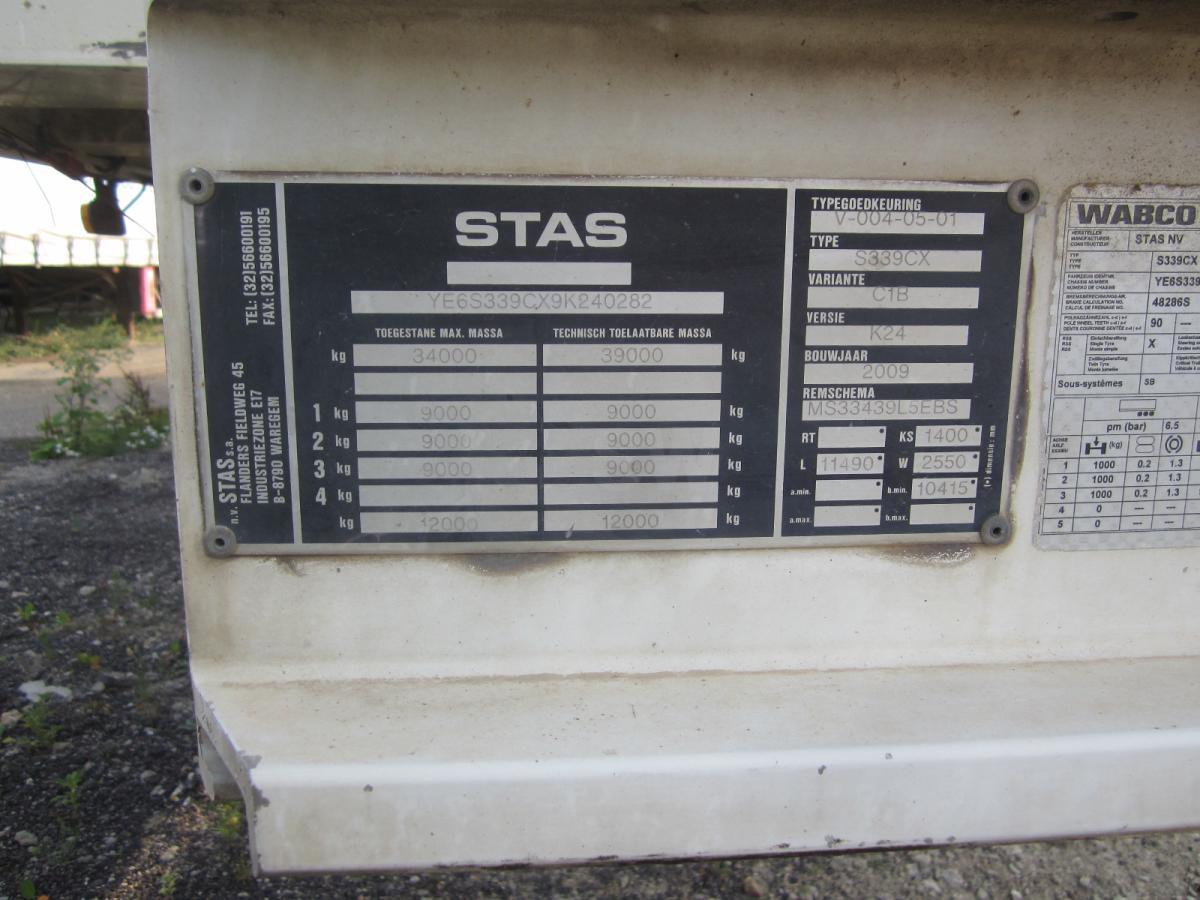 Semi-remorque benne Stas