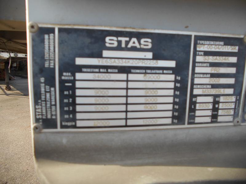 Semi-remorque benne Stas