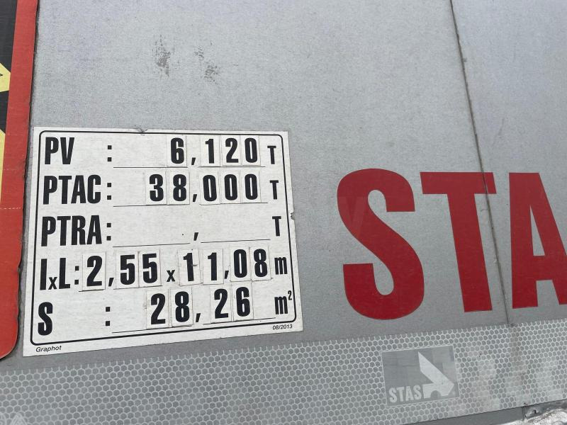 Semi-remorque benne Stas