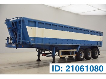 Semi-remorque benne Stas 28 cub in alu