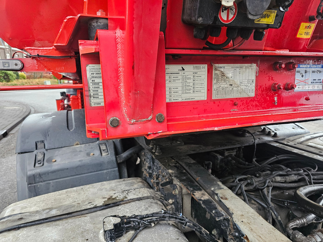 Semi-remorque benne Stas S300CX Scrap Tipper