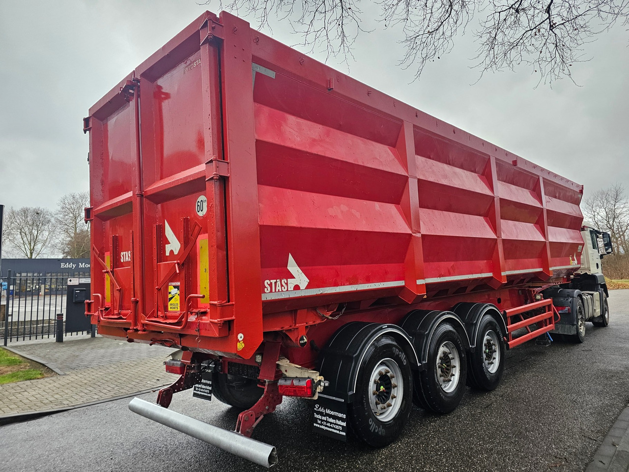 Semi-remorque benne Stas S300CX Scrap Tipper