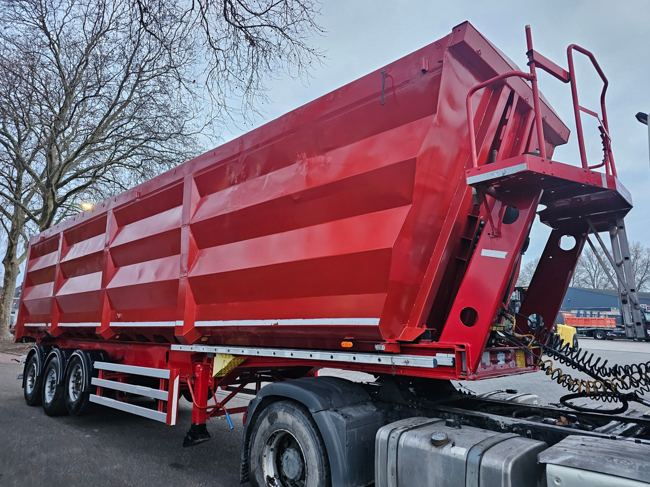 Semi-remorque benne Stas S300CX Scrap Tipper