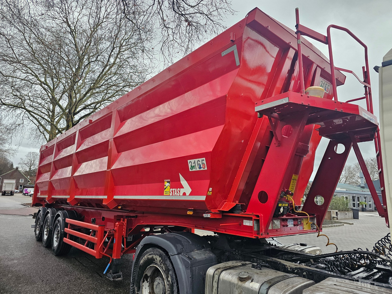 Semi-remorque benne Stas S300CX Scrap Tipper