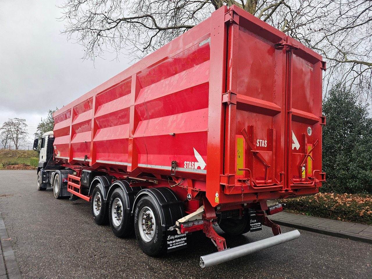 Semi-remorque benne Stas S300CX Scrap Tipper
