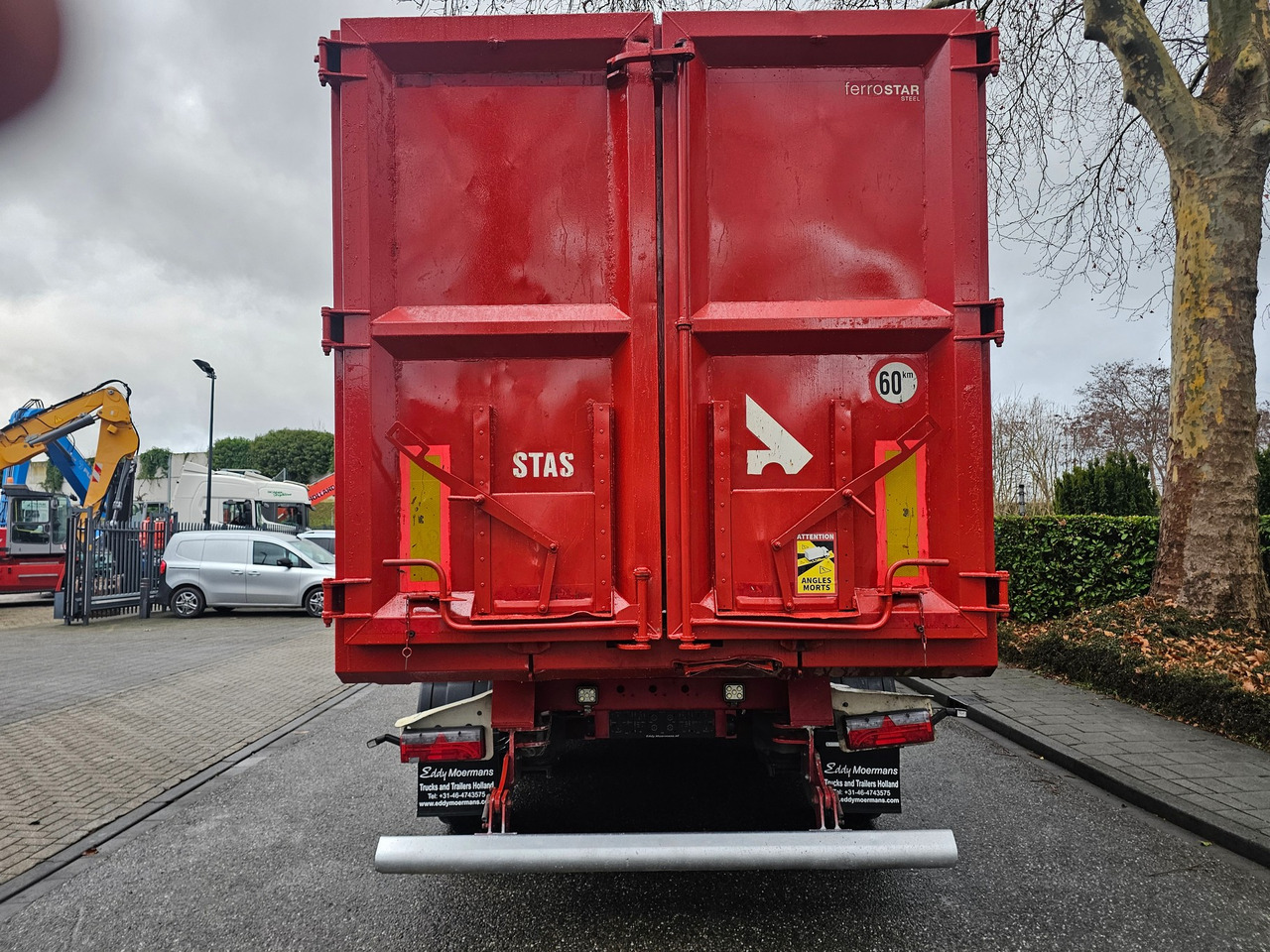 Semi-remorque benne Stas S300CX Scrap Tipper