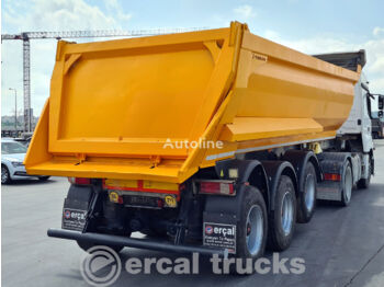 TIRSAN 2015 PILOT SAF AXLE HARDOX TIPPER - Semi-remorque benne
