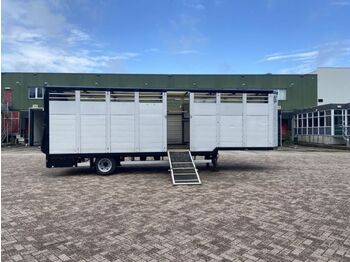 Semi-remorque bétaillère Diversen Be oplegger vee trailer BOLLE 7500 kg