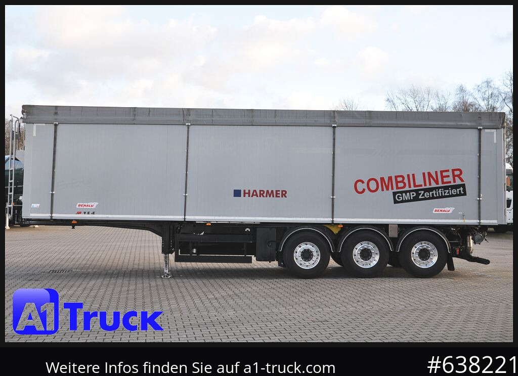 Semi-remorque citerne BENALU Kombiliner Gülle Tank + Kipper fest34m³  flüssig 26m³, Tüv neu,