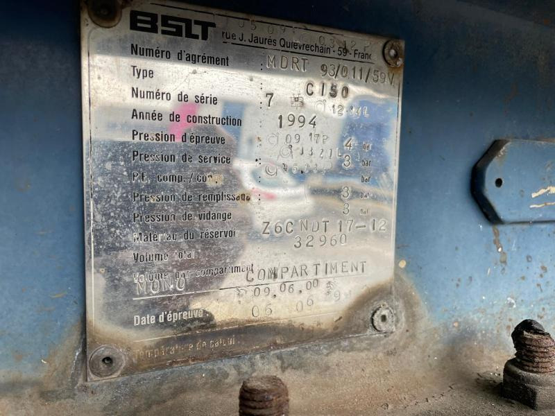 Semi-remorque citerne Bsl