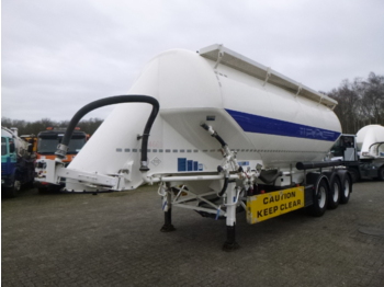 Feldbinder Powder tank alu 36 m3 / 1 comp - semi-remorque citerne