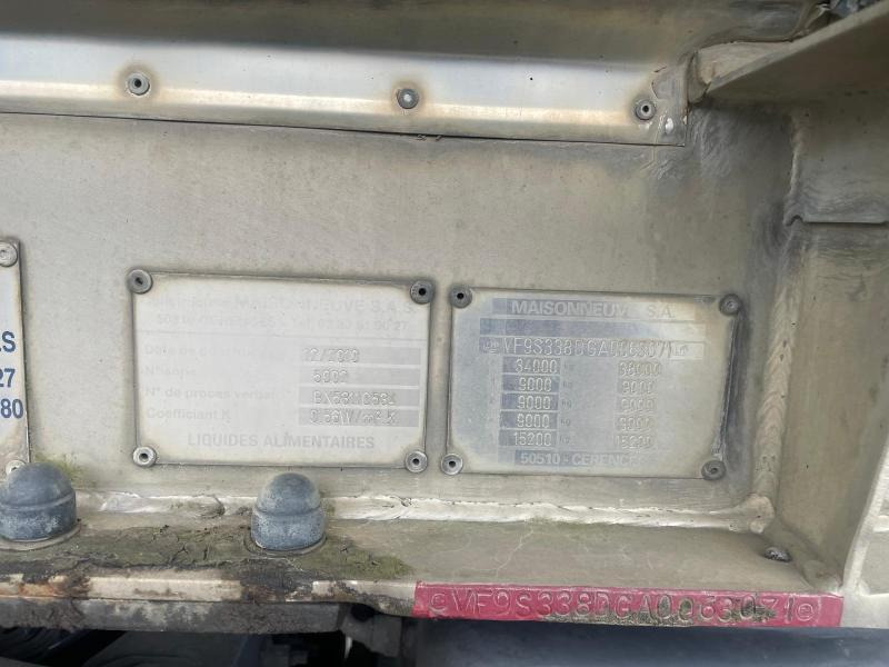 Semi-remorque citerne Maisonneuve