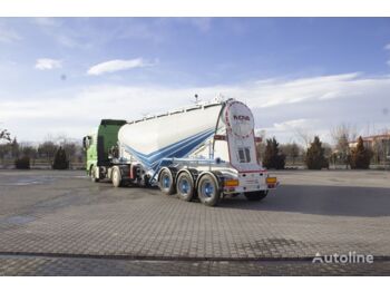 Semi-remorque citerne NOVA NEW CEMENT TANKER TRAILER WITH DIESEL COMPRESSOR 2023