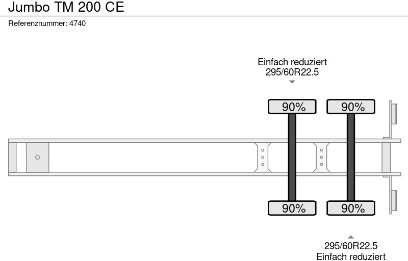 Semi-remorque fourgon Jumbo TM 200 CE
