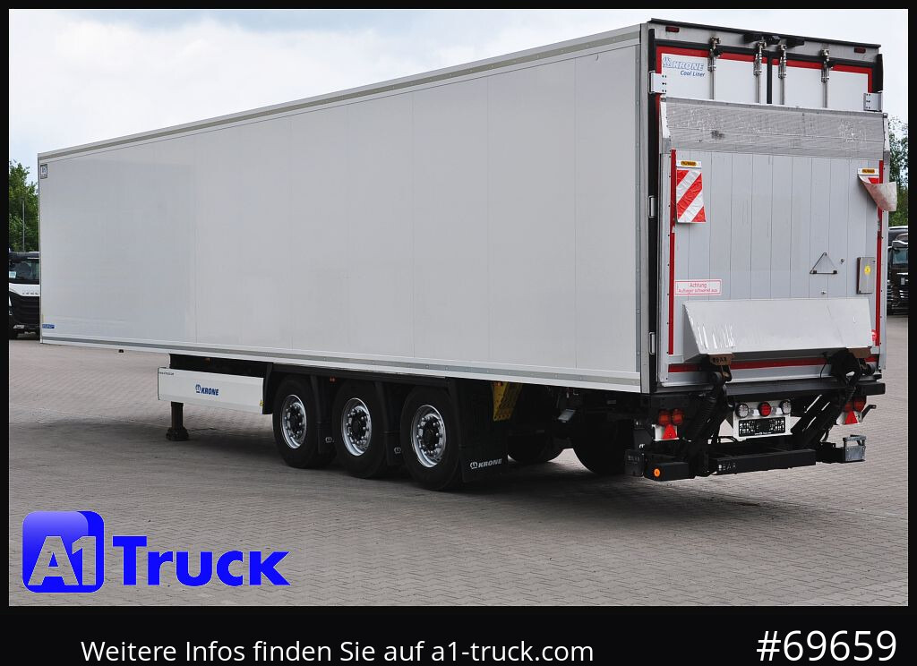 Semi-remorque fourgon KRONE SDK 27, ISo Koffer, LBW Lift 145 tkm