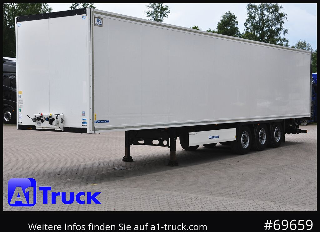 Semi-remorque fourgon KRONE SDK 27, ISo Koffer, LBW Lift 145 tkm