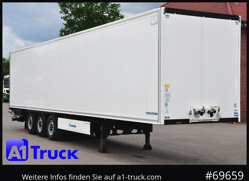 Semi-remorque fourgon KRONE SDK 27, ISo Koffer, LBW Lift 145 tkm