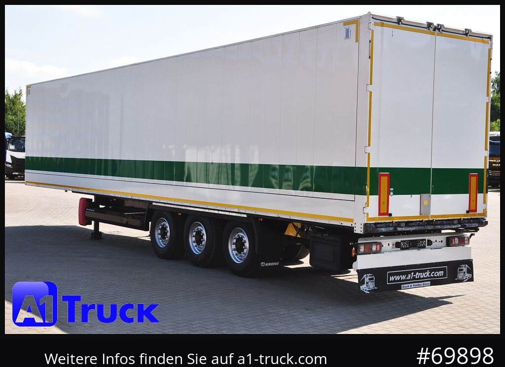 Semi-remorque fourgon KRONE SDK 27, Koffer, 1 Vorbesitzer, Doppelstock
