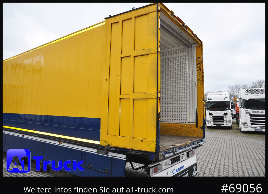Semi-remorque fourgon KRONE SDK 27, Textil, Doppelstock Safe Liner